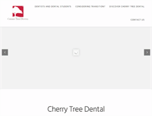 Tablet Screenshot of cherrytreedental.com